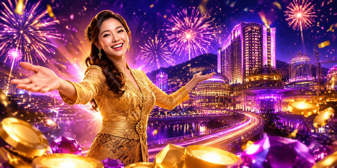 Suasana pertaruhan di Genting Highlands dengan busana tradisional kebaya Malaysia