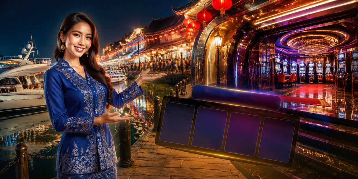 Pengguna wanita berbaju kurung di Melaka menikmati pertaruhan dalam talian semasa perayaan Malaysia