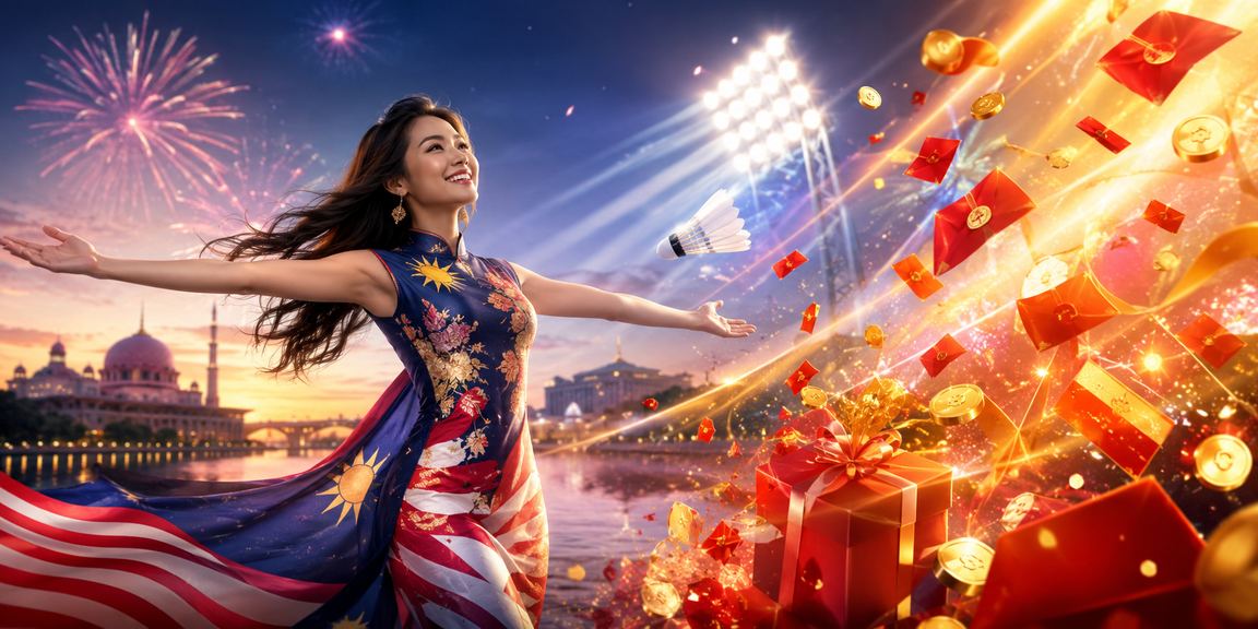 Bonus angpaw merah eksklusif VIP sempena perayaan di Putrajaya dengan suasana Malaysia yang meriah